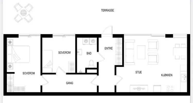 Apartmán Eksklusiv Leilighet Pa Skjoldnes Bergen Norsko